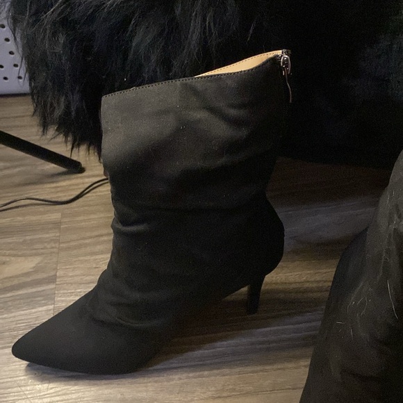Journee Collection Markie Back Heel Zip Stiletto Booties Size 11 - Picture 8 of 11